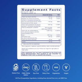 Pure Encapsulations B6 Complex 120 capsules vue arrière