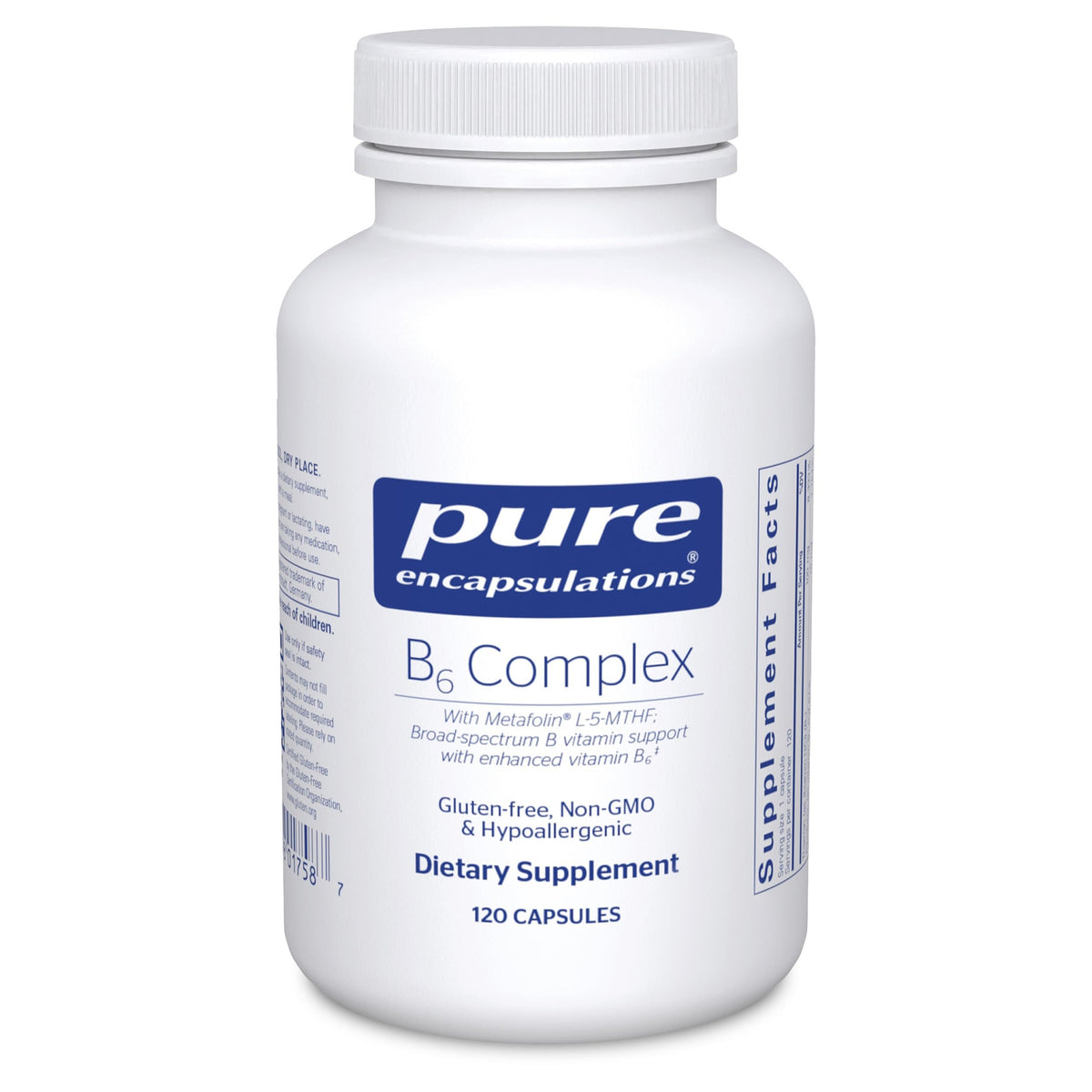 Pure Encapsulations B6 Complex 120 capsules vue de face