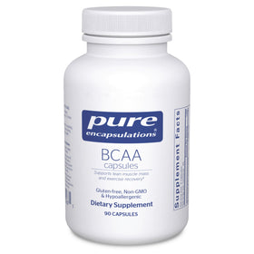 Pure Encapsulations BCAA Capsules 90 capsules, vue avant