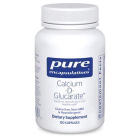 Pure Encapsulations Calcium-D-Glucarate 120 capsules vue de face