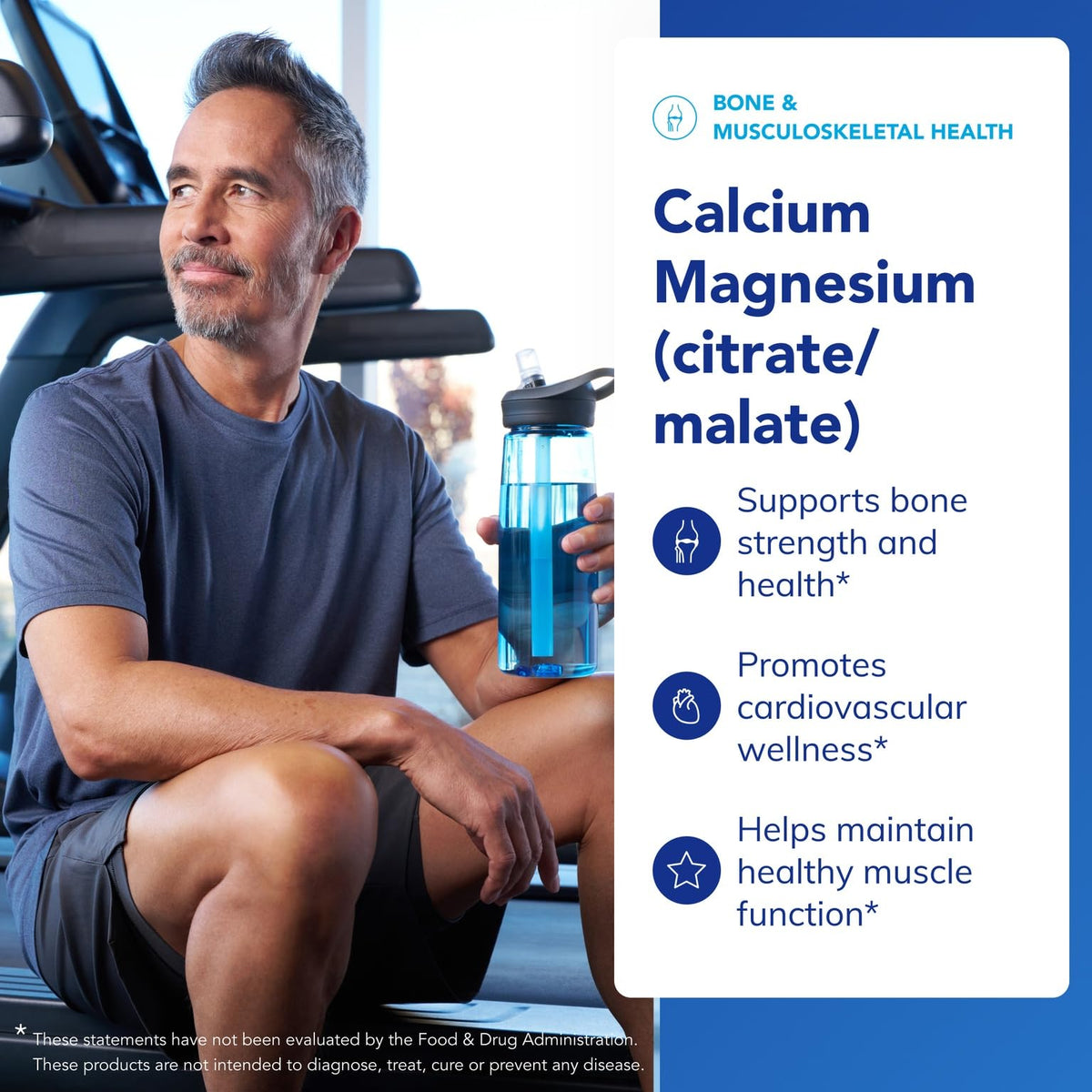 Pure Encapsulations Calcium Magnésium 180 capsules, vue latérale