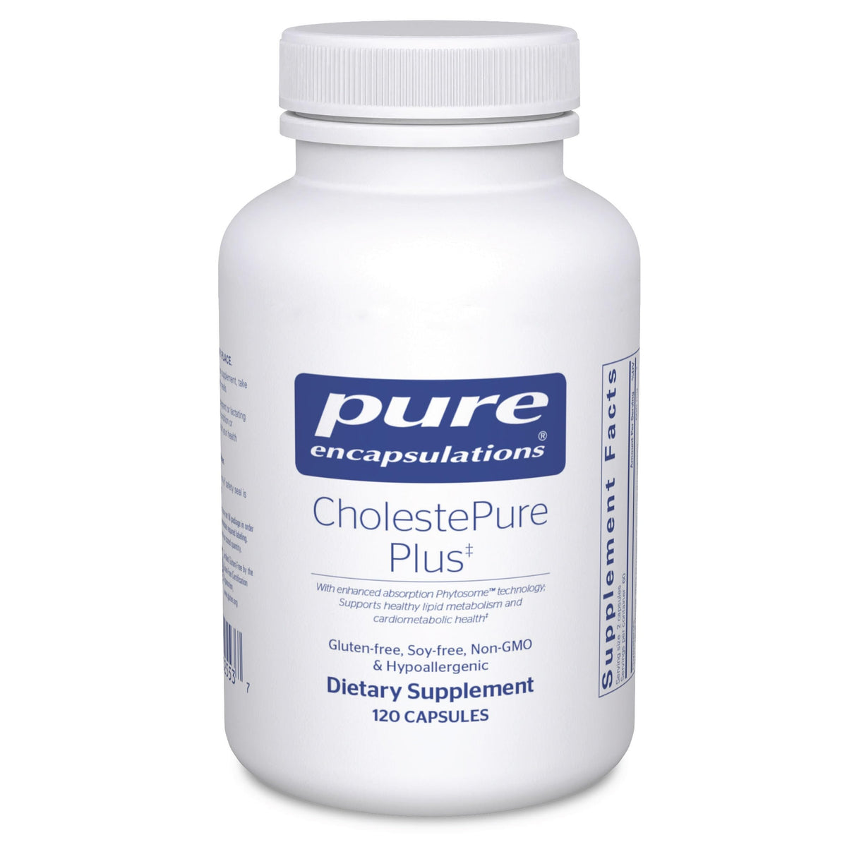 Pure Encapsulations CholestePure Plus 120 Capsules vue avant