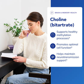 Pure Encapsulations Choline Bitartrate 100 capsules packaging