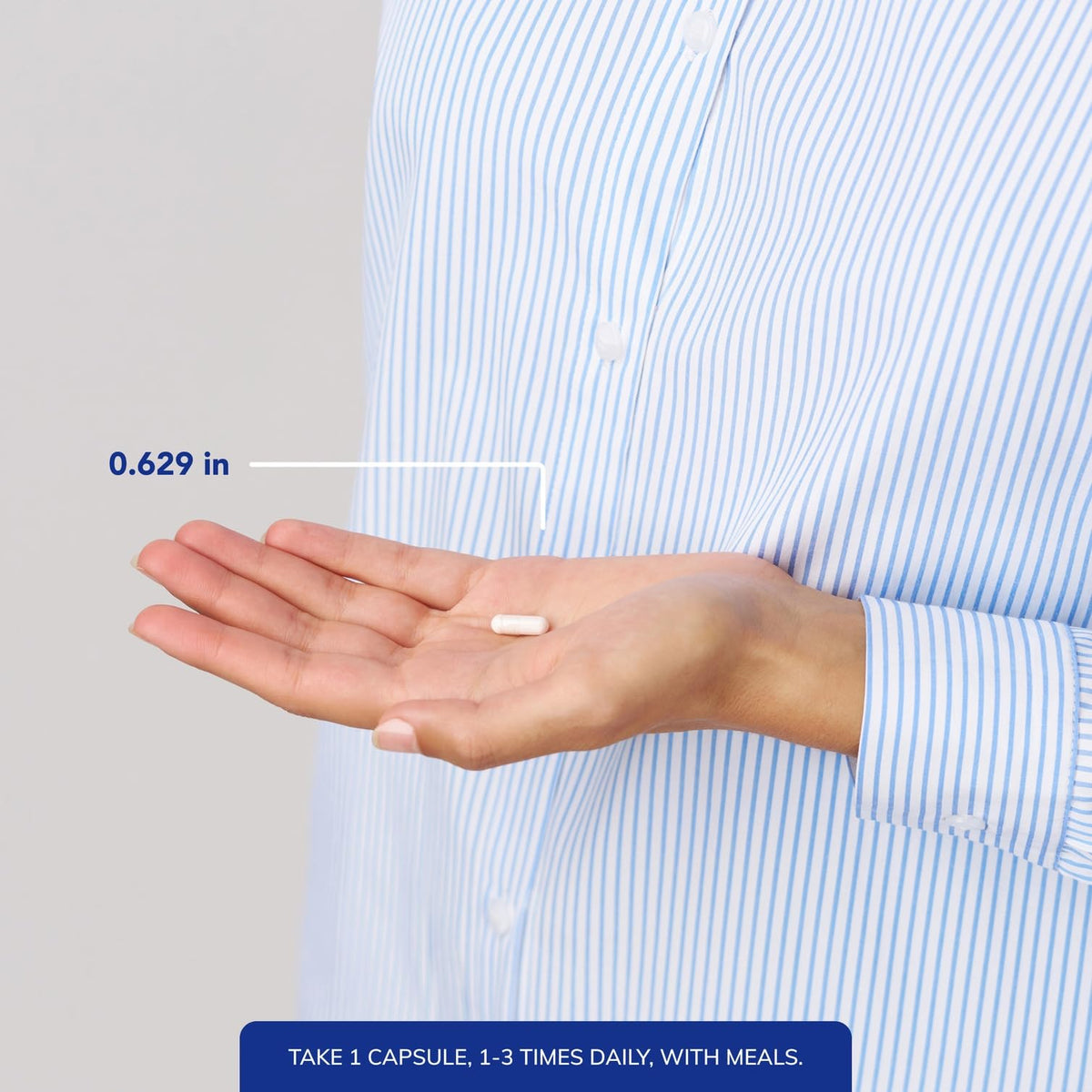 Pure Encapsulations Chromium Picolinate capsules in a hand