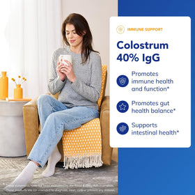 Pure Encapsulations Colostrum 180 Capsules - côté gauche