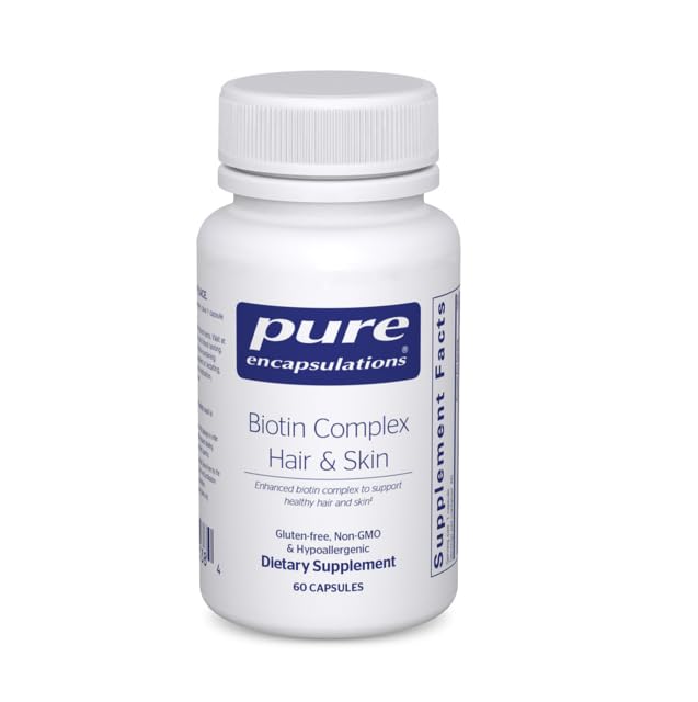 Pure Encapsulations Complexe Biotine 60 capsules vue de face