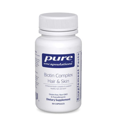 Pure Encapsulations Complexe Biotine 60 capsules vue de face
