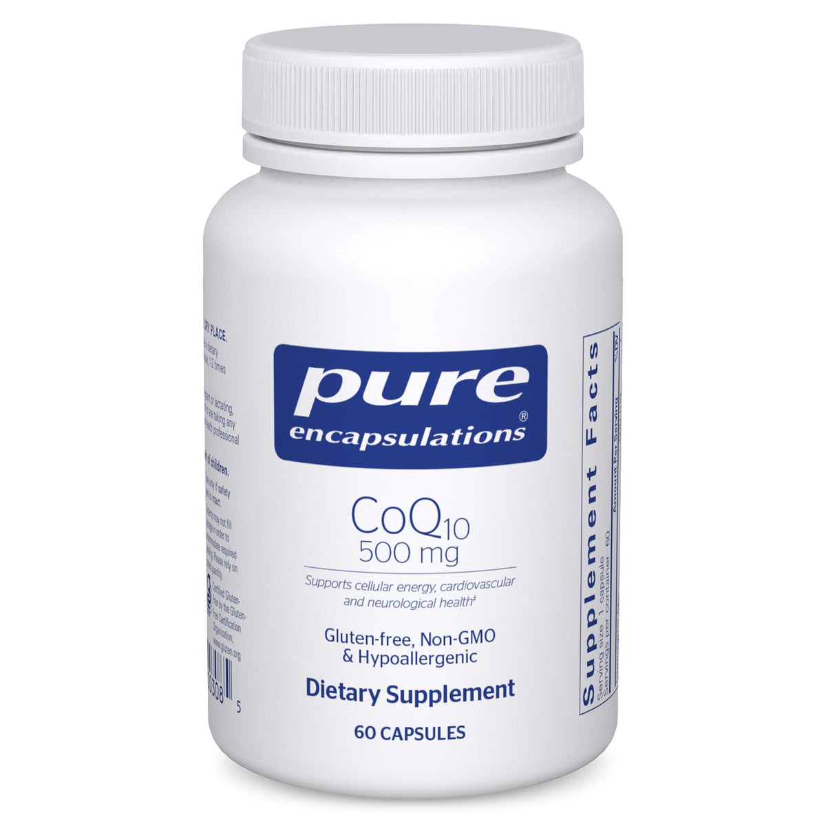 Pure Encapsulations CoQ10 60 capsules vue de l'avant