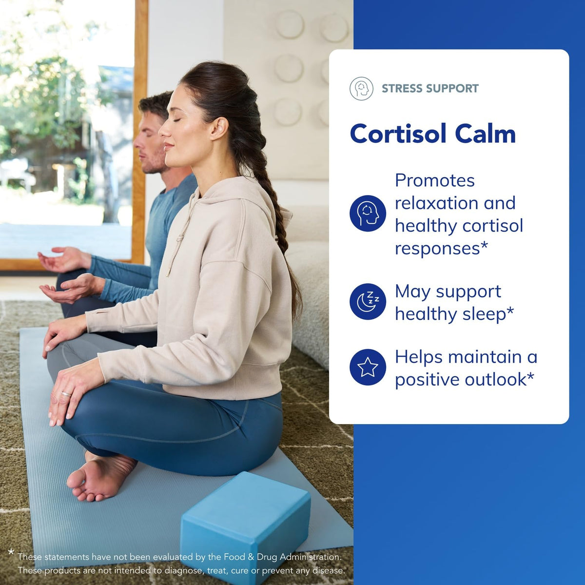 Pure Encapsulations Cortisol Calm 60 Capsules - étiquette des ingrédients