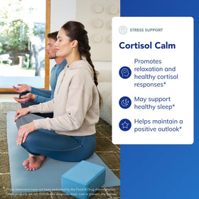 Pure Encapsulations Cortisol Calm 60 Capsules - étiquette des ingrédients
