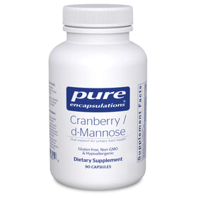 Pure Encapsulations Cranberry D-Mannose 90 Capsules vue de face