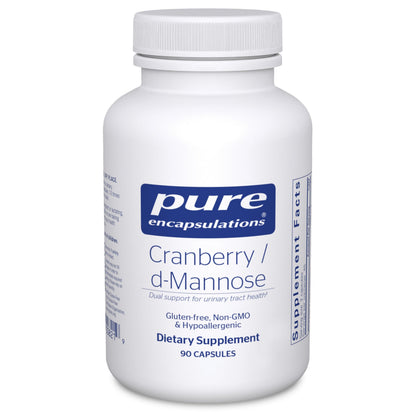 Pure Encapsulations Cranberry D-Mannose 90 Capsules vue de face
