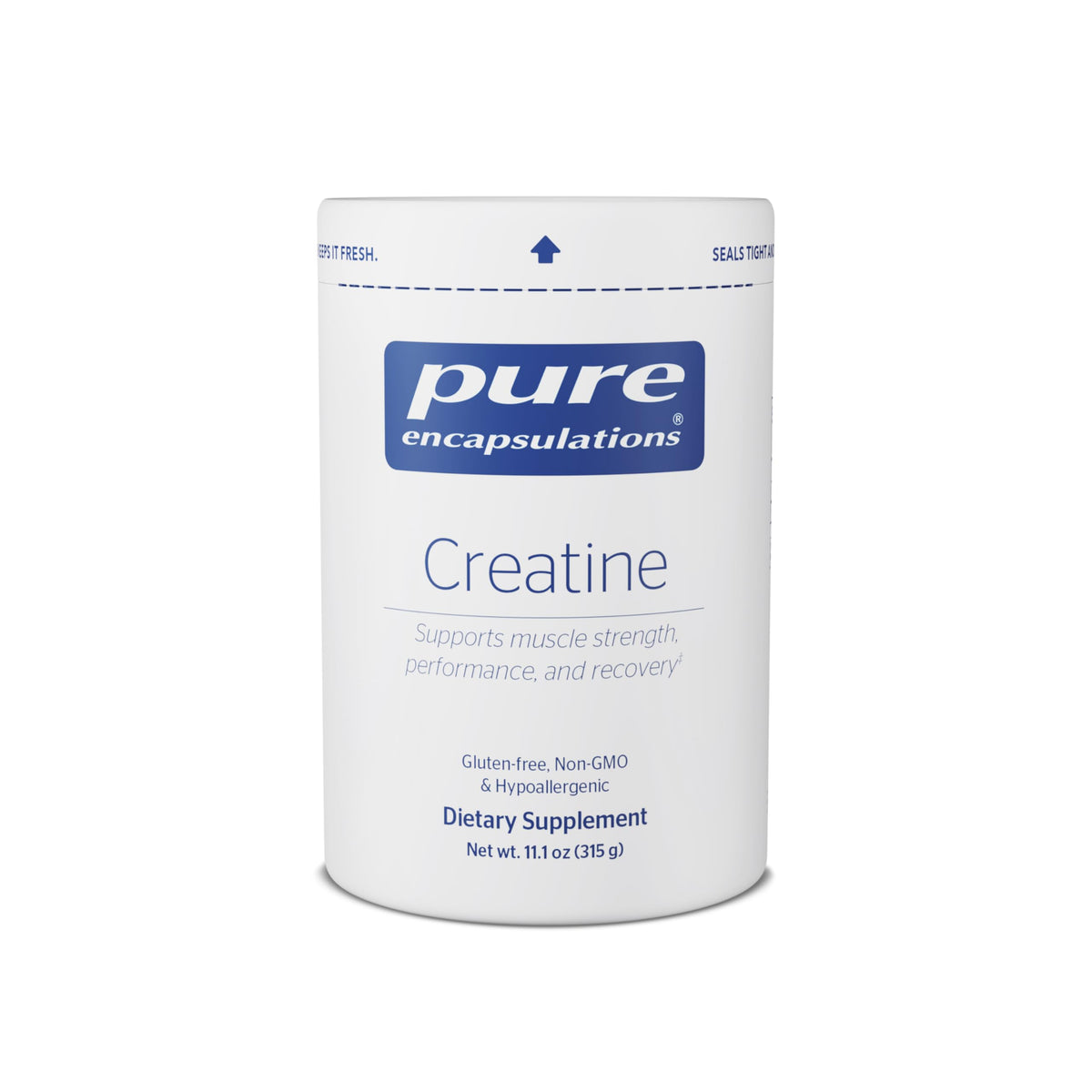 Pure Encapsulations créatine 315 g vue de face