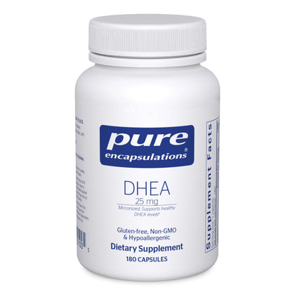 Pure Encapsulations DHEA 25 mg 180 Capsules vue avant