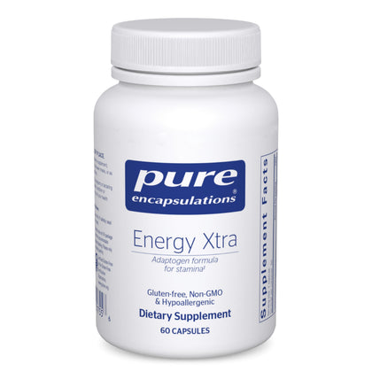 Pure Encapsulations Energy Xtra 60 Capsules vue avant