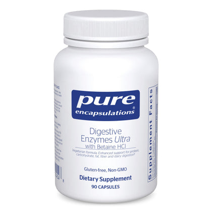 Pure Encapsulations Enzymes Ultra 90 Capsules vue de face