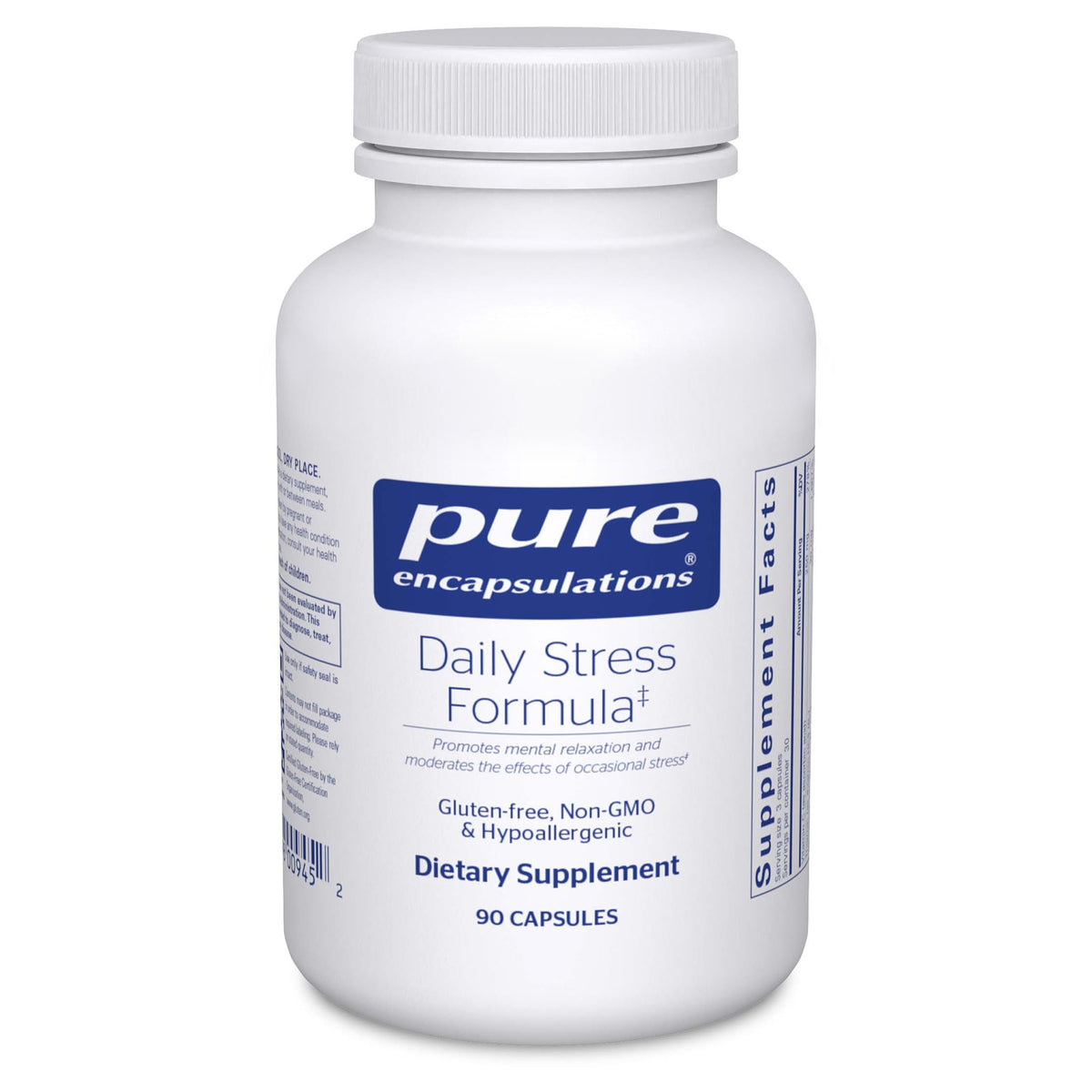 Pure Encapsulations Formule Quotidienne de Stress 90 capsules vue avant