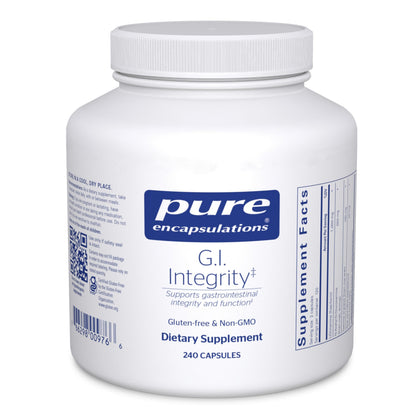 Pure Encapsulations G.I. Integrity 240 capsules vue de face