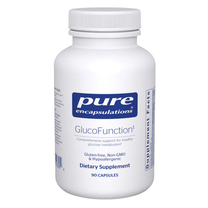 Pure Encapsulations GlucoFunction 90 capsules, vue avant