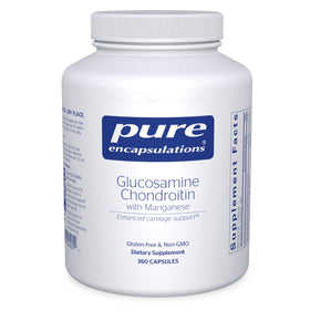 Pure Encapsulations Glucosamine Chondroitin 360 gélules, vue de face