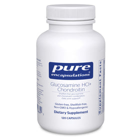 Pure Encapsulations Glucosamine HCl Chondroitin 120 Capsules - vue avant