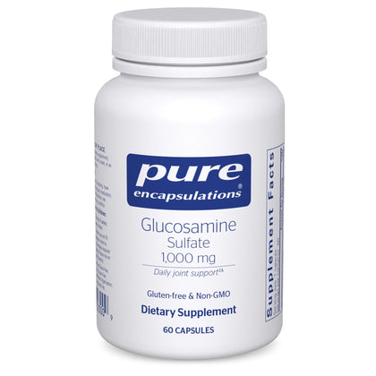 Pure Encapsulations Glucosamine Sulfate 1000 mg 60 capsules vue de face
