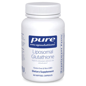 Pure Encapsulations Glutathione Liposomal 375 mg 60 capsules front view