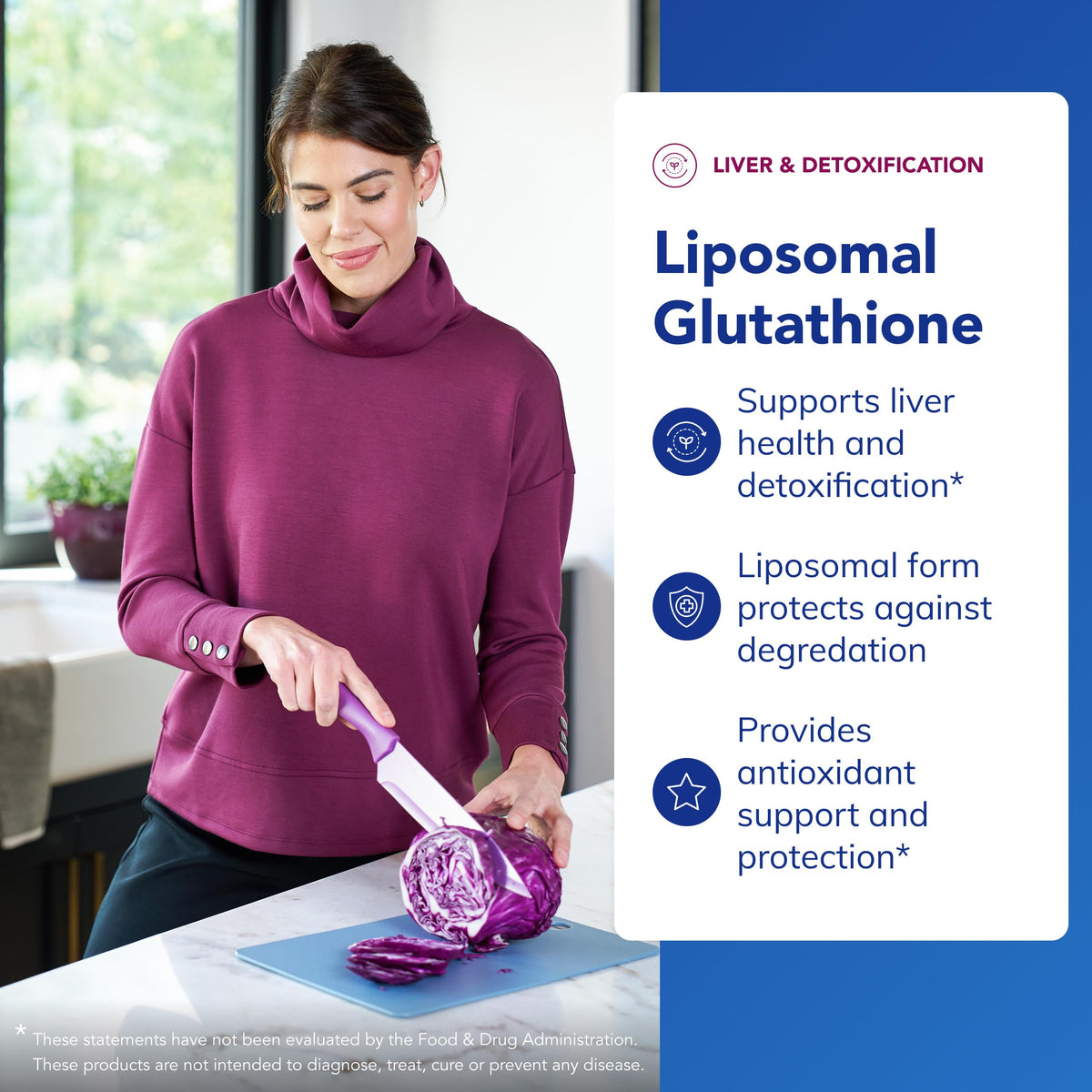 Pure Encapsulations Glutathione Liposomal capsule close-up