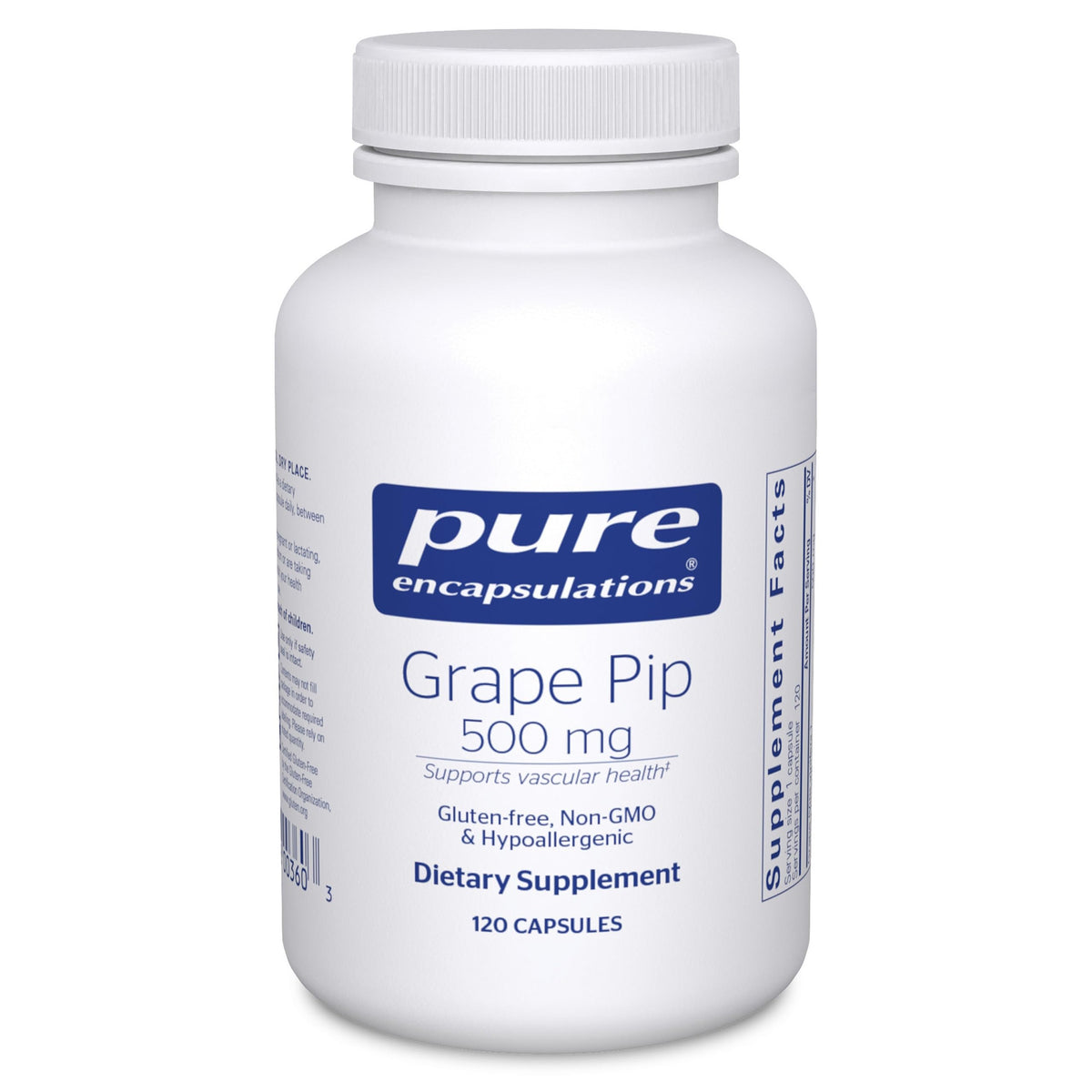 Pure Encapsulations Grape Pip 120 Capsules vue avant