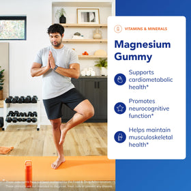 Pure Encapsulations Gummy Magnésium 150 mg saveur vanille baie