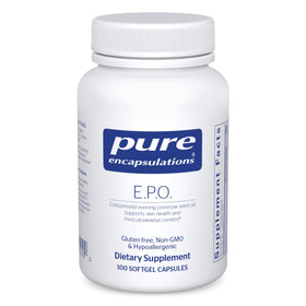 Pure Encapsulations Huile d'Onagre 100 Capsules Molles - vue de face