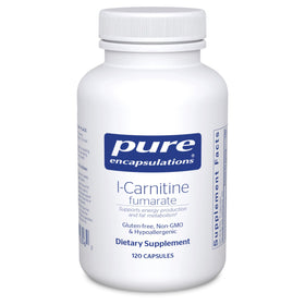 Pure Encapsulations L-Carnitine Fumarate 120 capsules front view
