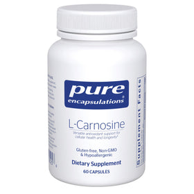 Pure Encapsulations L-Carnosine 60 Capsules vue de face avec emballage
