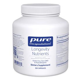 Pure Encapsulations Longevity Nutrients 120 Capsules vue avant