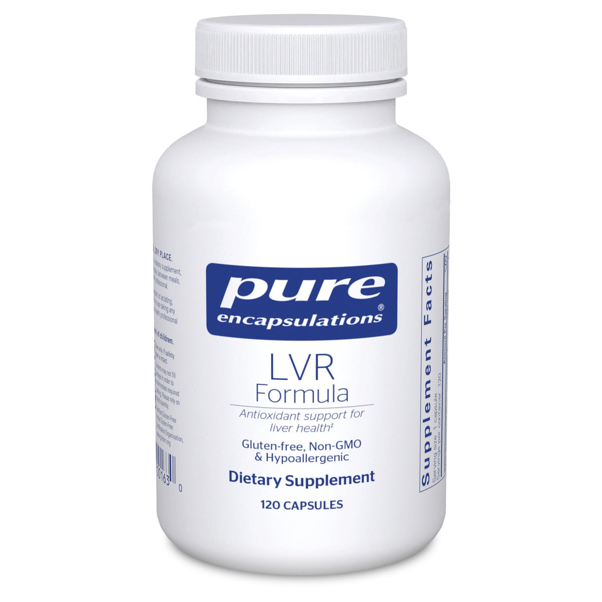 Pure Encapsulations LVR Formula 120 Capsules vue de face