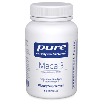 Pure Encapsulations Maca-3 60 capsules vue de face