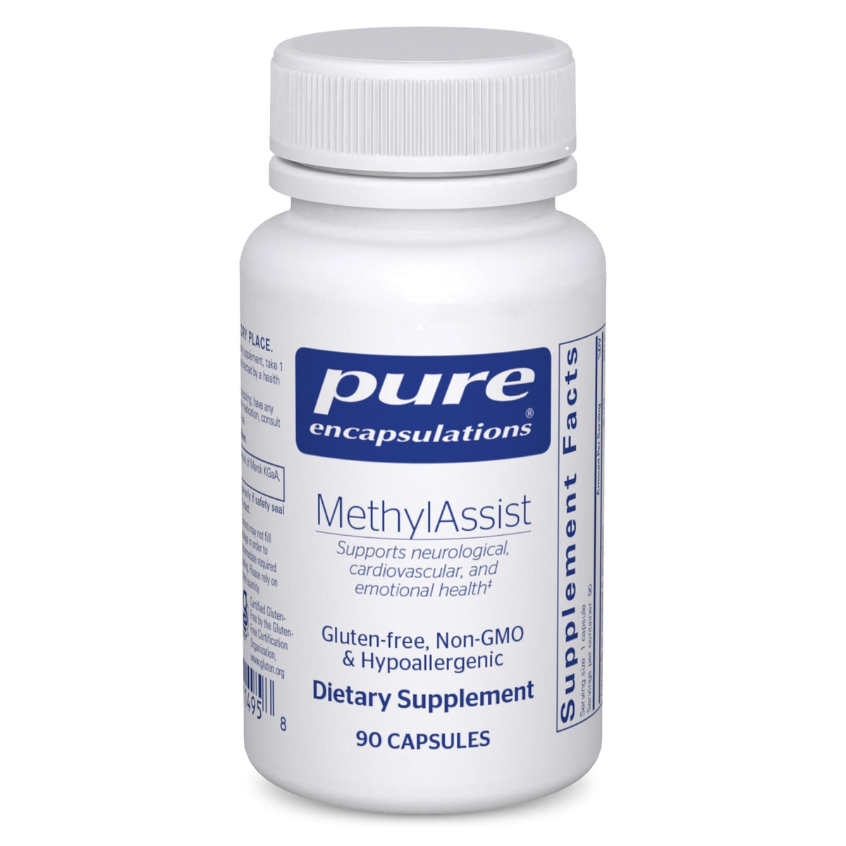 Pure Encapsulations MethylAssist 90 Capsules vu de face