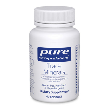 Pure Encapsulations Minéraux Trace 60 Capsules vue avant