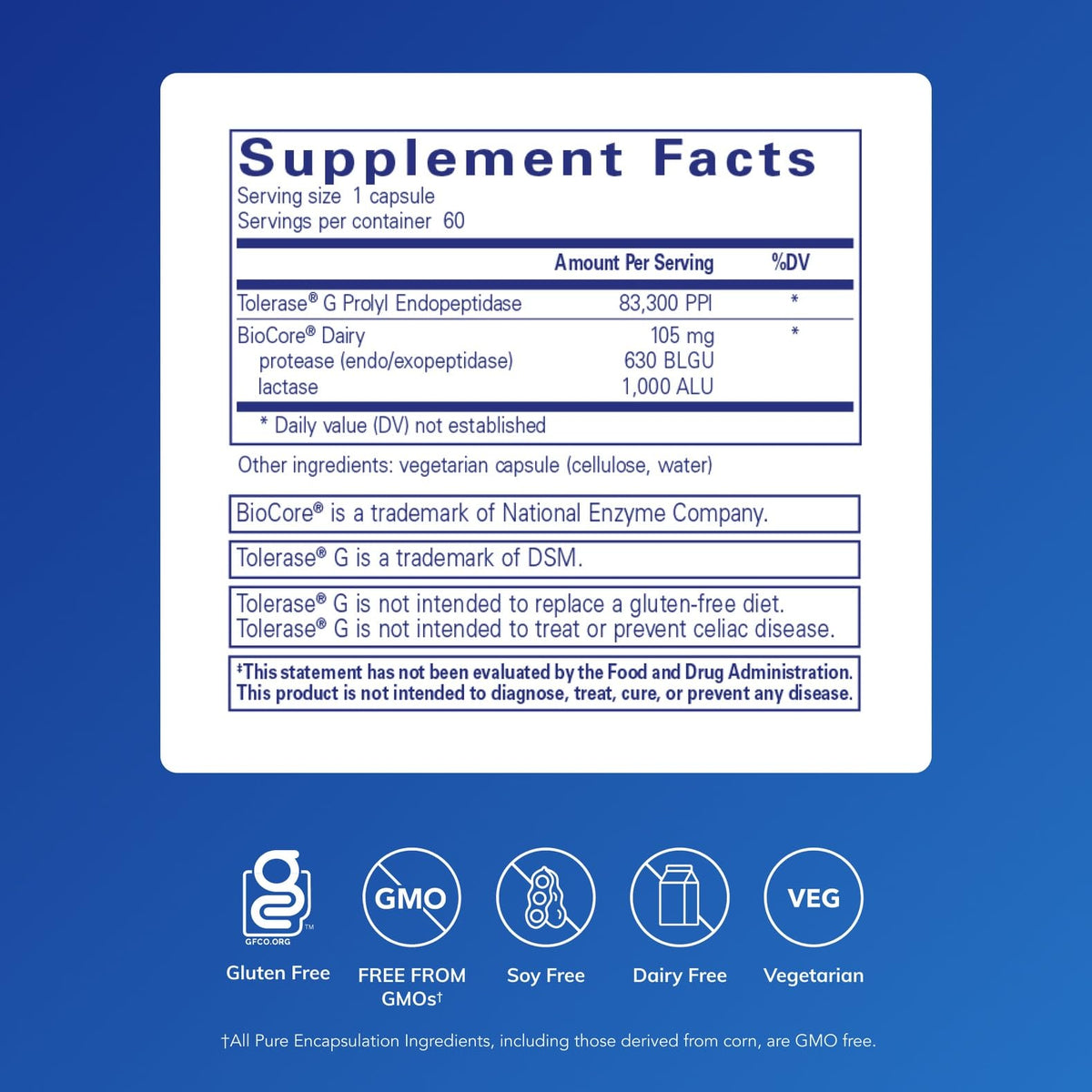 Pure Encapsulations Multi-Enzymes 60 capsules emballage