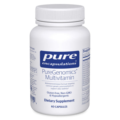Pure Encapsulations Multivitamine PureGenomics 60 Capsules face avant