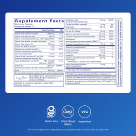Pure Encapsulations Multivitamine PureResponse 60 capsules, vue de côté