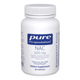 Pure Encapsulations NAC 600 mg 90 capsules vue avant