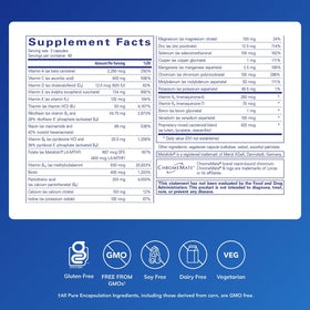 Pure Encapsulations Nutrient 950 180 capsules vue arrière