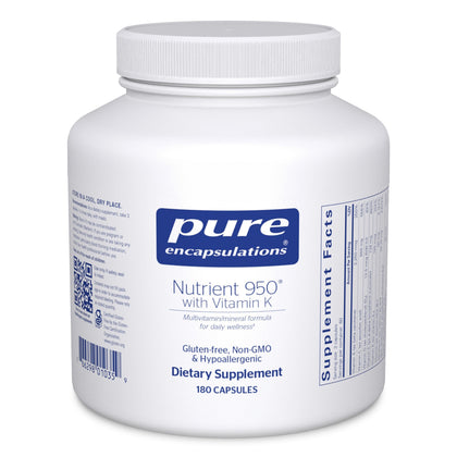Pure Encapsulations Nutrient 950 180 capsules vue avant