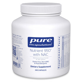 Pure Encapsulations Nutrient 950 240 capsules vue de face
