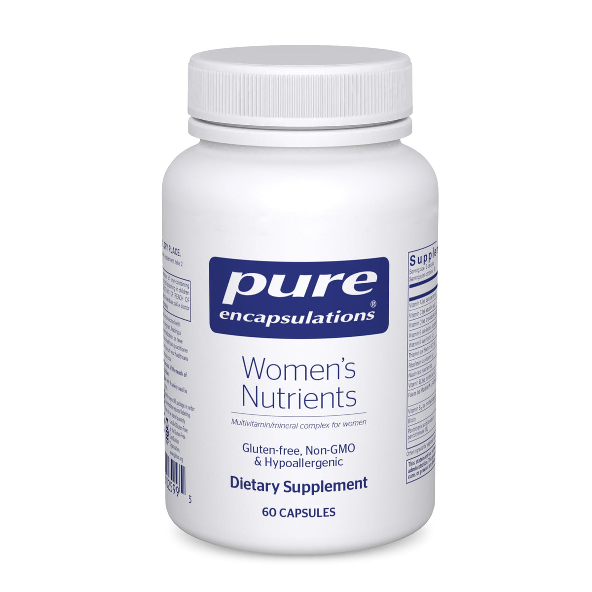 Pure Encapsulations Nutriments Femmes 60 capsules vue avant