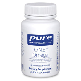 Pure Encapsulations O.N.E. Omega 30 capsules molles vue de face