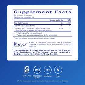 Pure Encapsulations Poly-Prebiotic bottle with label