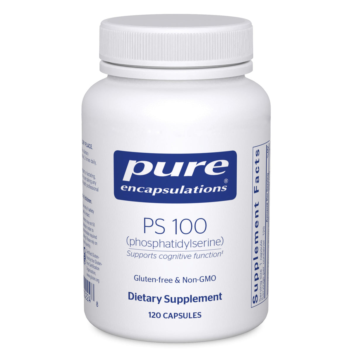 Pure Encapsulations PS 100 120 capsules devant