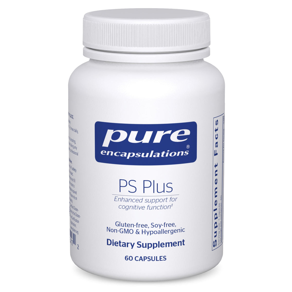 Pure Encapsulations PS Plus 60 Capsules vue de face
